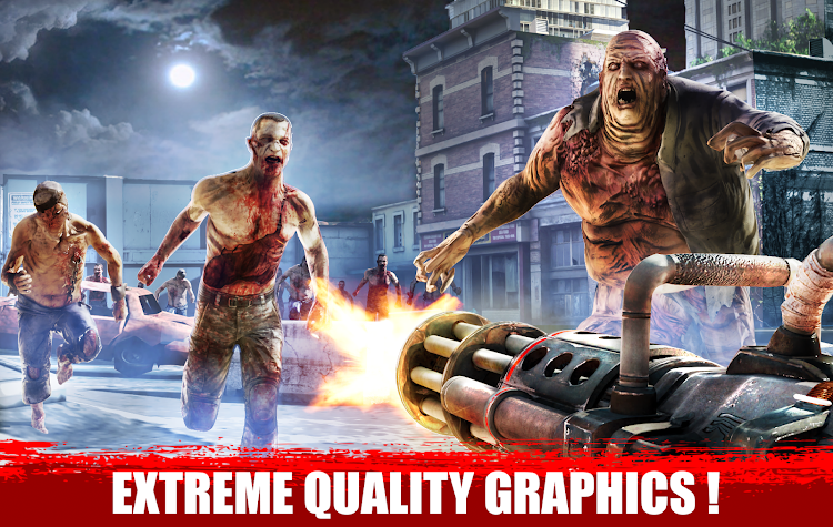 #5. Zombie Shooter: Offline Game (Android) By: Modern Zombie Games