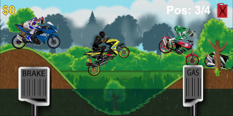 #2. Drag Trail Moto Racing (Android) By: Mari Berkembang