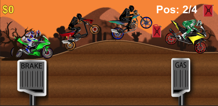 #3. Drag Trail Moto Racing (Android) By: Mari Berkembang