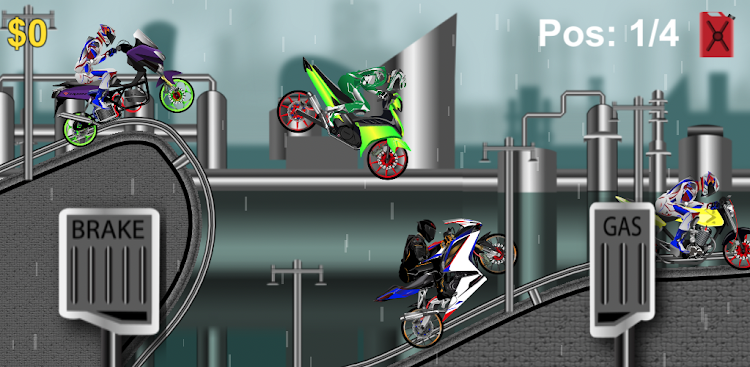 #5. Drag Trail Moto Racing (Android) By: Mari Berkembang