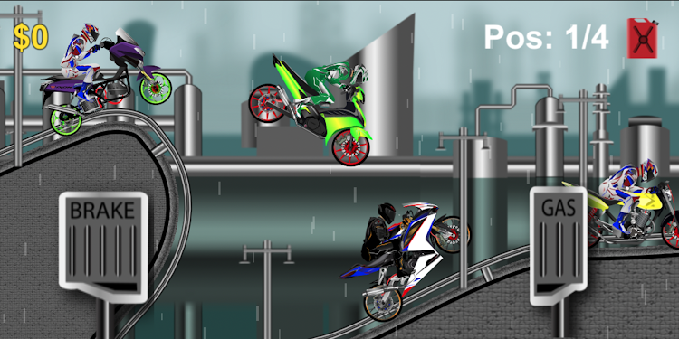 #9. Drag Trail Moto Racing (Android) By: Mari Berkembang