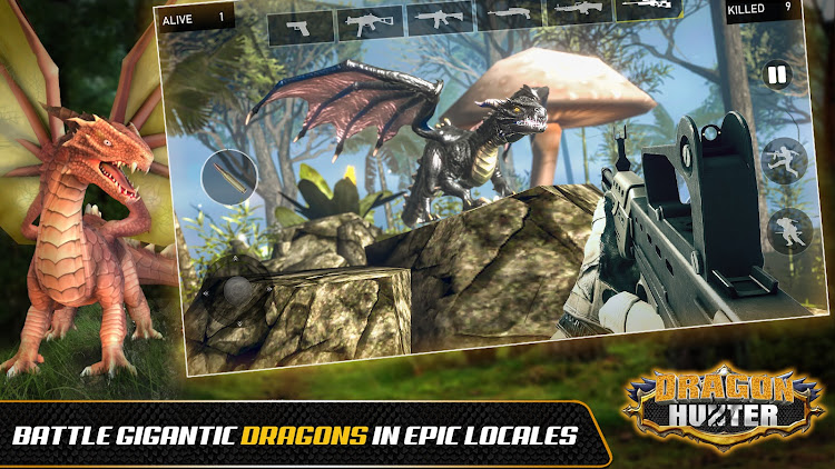 #5. Dragon Hunter - Monster World (Android) By: Supercode Games