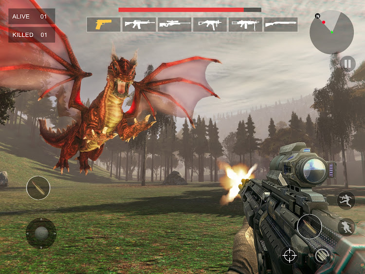 #9. Dragon Hunter - Monster World (Android) By: Supercode Games