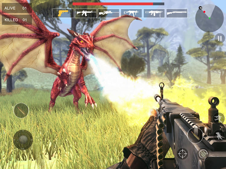 #10. Dragon Hunter - Monster World (Android) By: Supercode Games