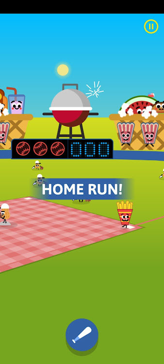 #2. Doodle Slugger : Baseball Game (Android) By: Engage Soft