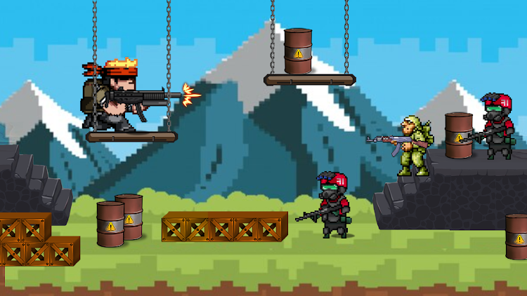 #2. Metal Attack: Shooting Game (Android) By: Rainbow 5s Ltd