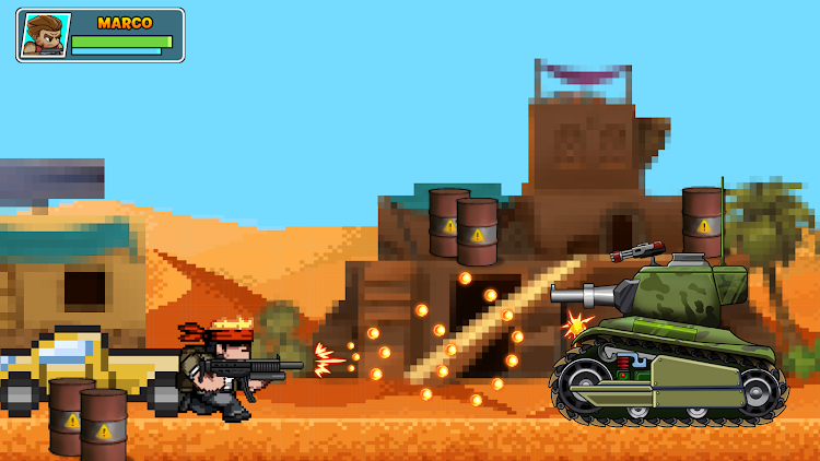 #3. Metal Attack: Shooting Game (Android) By: Rainbow 5s Ltd