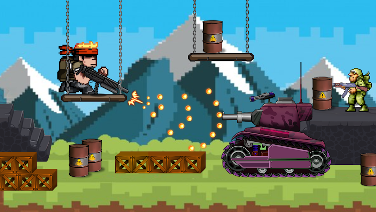 #7. Metal Attack: Shooting Game (Android) By: Rainbow 5s Ltd