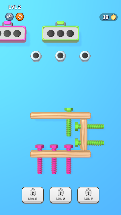 #5. Tangled Screws (Android) By: Happy Bat