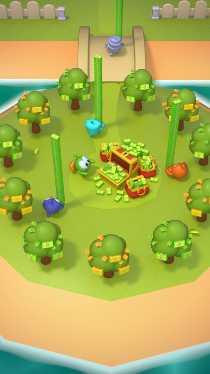 #2. Om Nom Fruit Mart (Android) By: TapEmpire