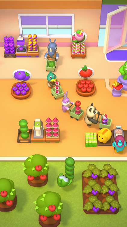 #6. Om Nom Fruit Mart (Android) By: TapEmpire