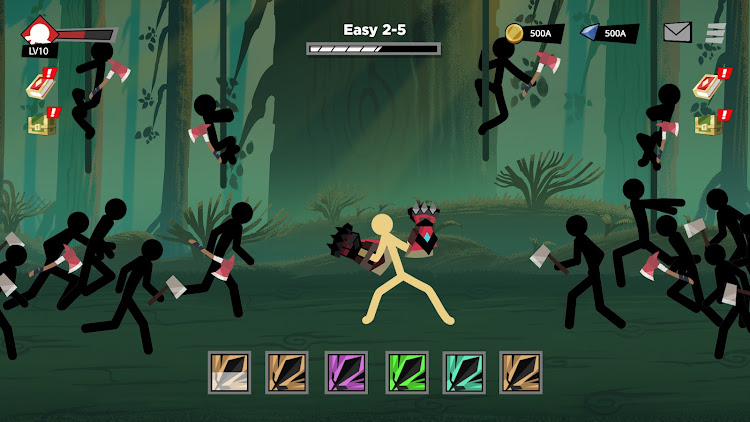 #4. Stickman Myth: Shadow of Death (Android) By: Fansipan Limited