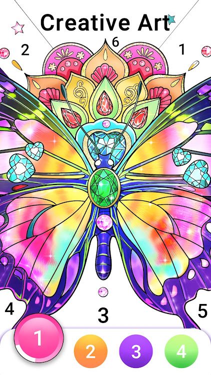 #4. Silver Color: Color by number (Android) By: Excellent Coloring Pages