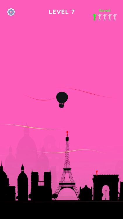 #3. Stickman Balloon Rescue (Android) By: Astrologic Media