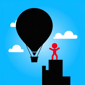 Stickman Balloon Rescue