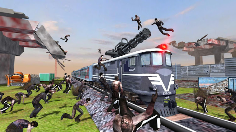 #3. Train shooting - Zombie War (Android) By: Gamezeniq Technologies