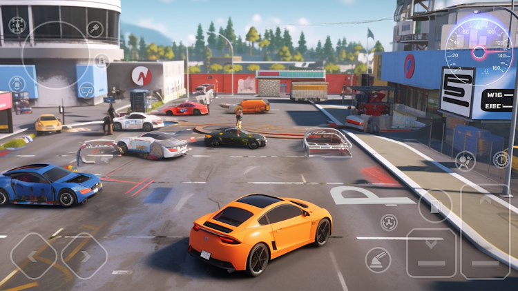 #3. Super Car Parking Game (Android) By: Trend Entertainment Games