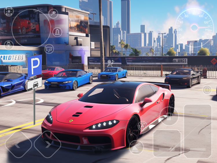 #7. Super Car Parking Game (Android) By: Trend Entertainment Games