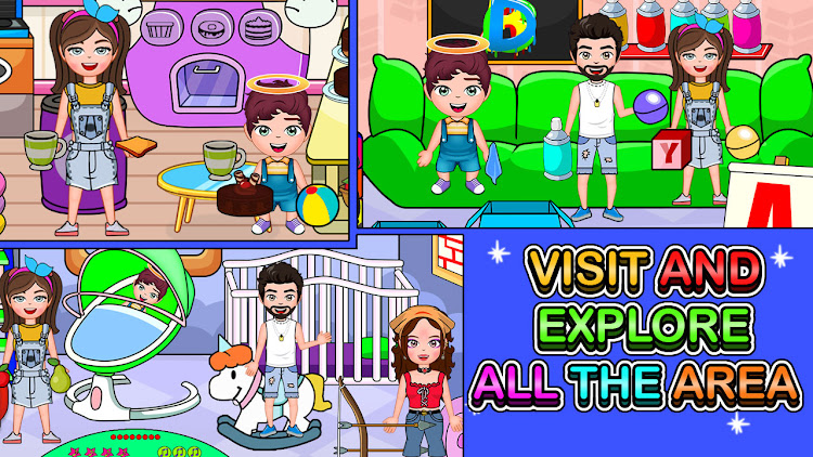 #3. My Family Town : Chef Cooking (Android) By: Kids Town Games Studio