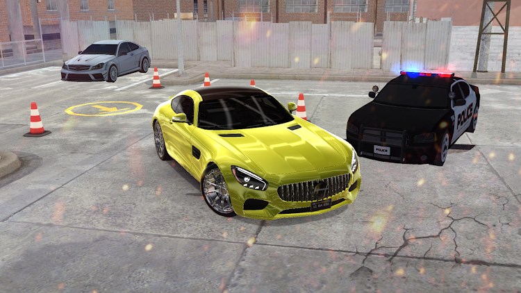 #8. Mercedes Car Parking 3D Sim (Android) By: Car Games Drift Simulator