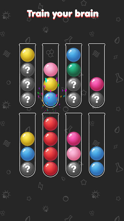 #3. Brain Ball: Sort Puzzle (Android) By: Percas Apps