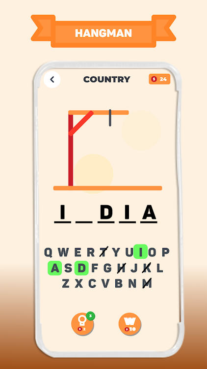 #2. Hangman Clash (Android) By: Code Cerebrum