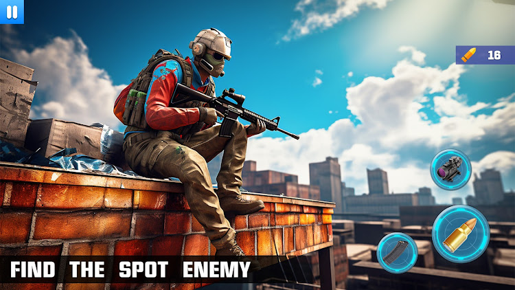 #9. 3D Sniper Gun Games Offline (Android) By: WOW Studio