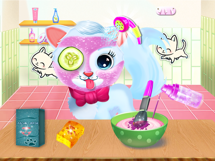 #2. Cute Kitty Daycare Activity - (Android) By: Free Fast Game