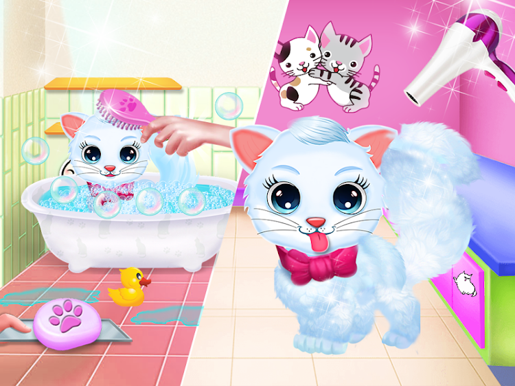 #3. Cute Kitty Daycare Activity - (Android) By: Free Fast Game