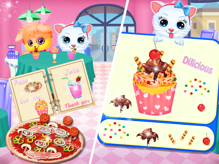 #7. Cute Kitty Daycare Activity - (Android) By: Free Fast Game