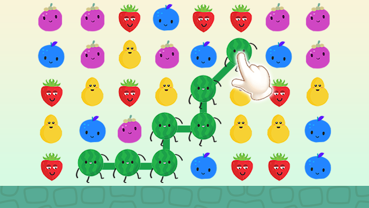 #4. Melon Fruit Merge Line Puzzle (Android) By: Hub Apps & Games Studio