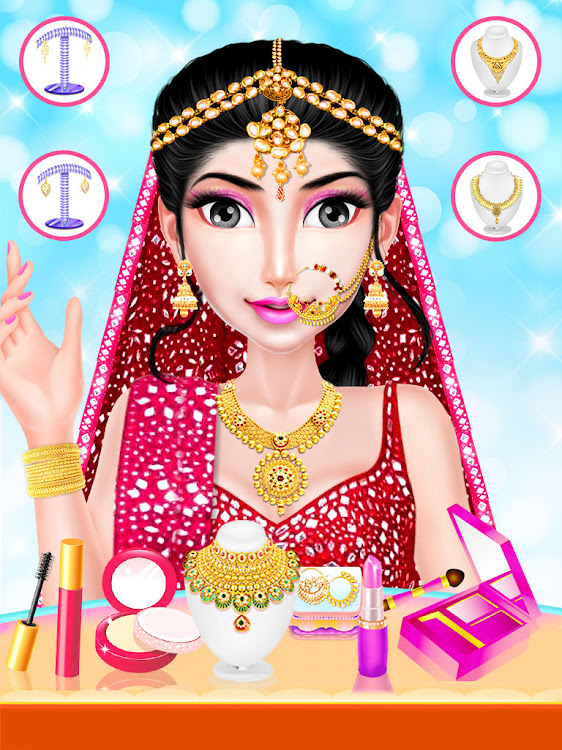 #6. Indian Wedding Makeup Master (Android) By: Falak Game Studio