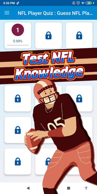 #2. rugby player quiz (Android) By: khicomro