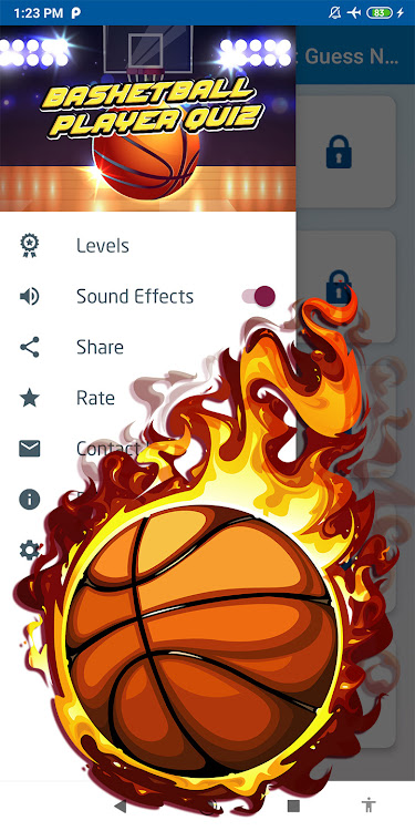 #5. basketball player quiz (Android) By: khicomro