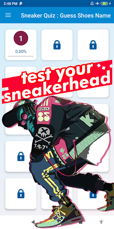 #2. sneaker quiz (Android) By: khicomro