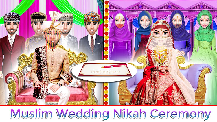 #9. Arabic Muslim Hijab Wedding (Android) By: Falak Game Studio