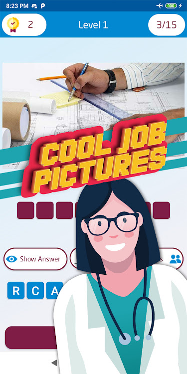 #4. Guess my job (Android) By: khicomro