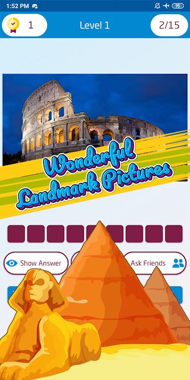 #4. Guess the famous place (Android) By: khicomro