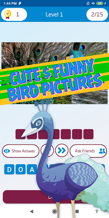 #4. guess the bird (Android) By: khicomro