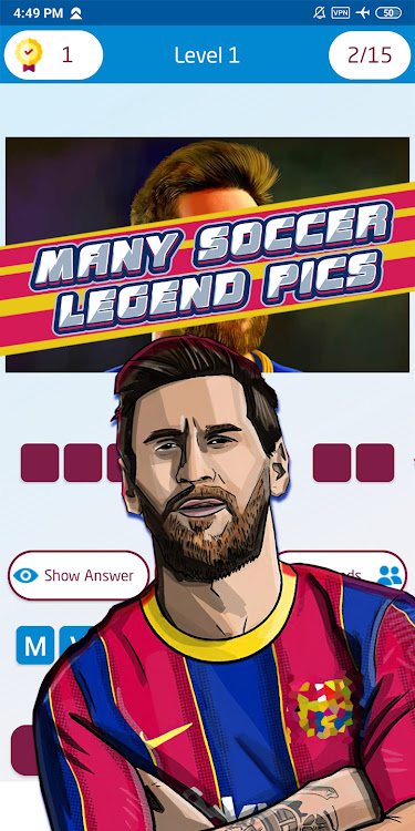 #4. soccer player quiz (Android) By: khicomro