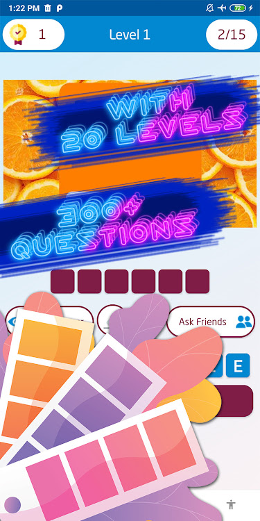 #3. Guess the color game (Android) By: khicomro