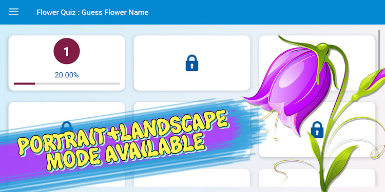 #6. Guess the flower (Android) By: khicomro