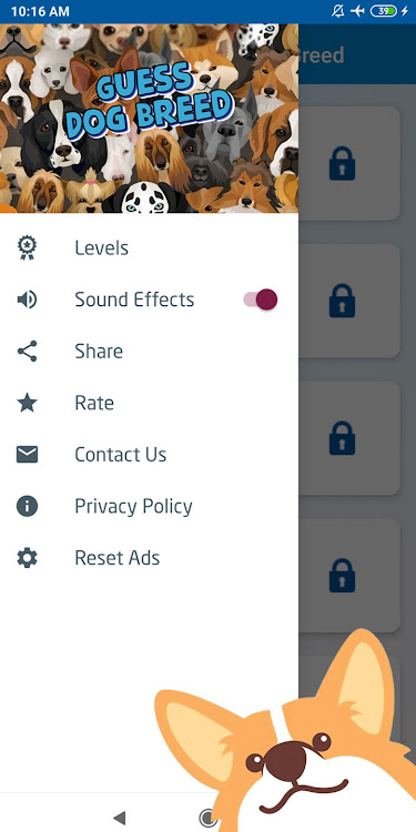 #6. dog breed quiz (Android) By: khicomro