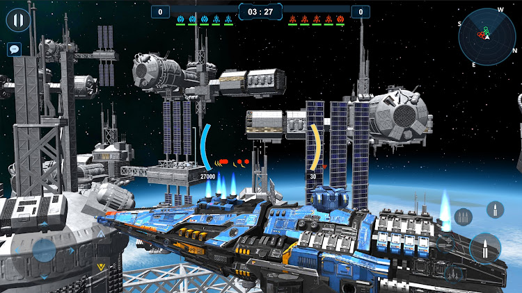 #6. Warship War : Alien Invasion (Android) By: My School Life