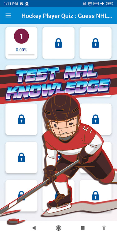 #2. hockey player quiz (Android) By: khicomro