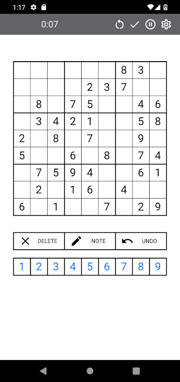 #3. Sudoku: Classic easy to absurd (Android) By: Some Apps