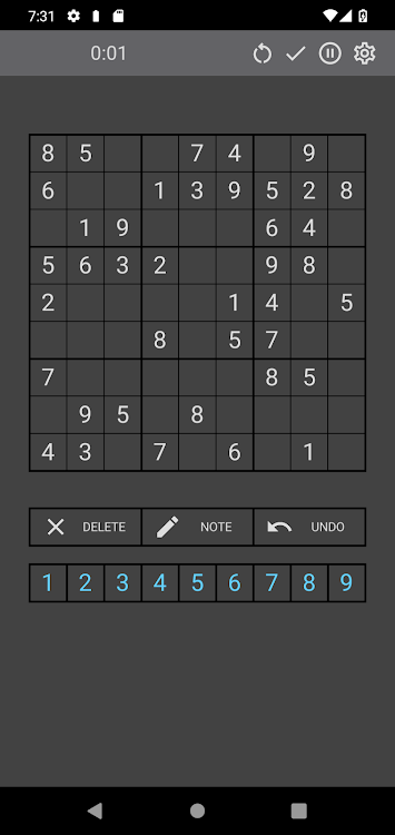 #7. Sudoku: Classic easy to absurd (Android) By: Some Apps