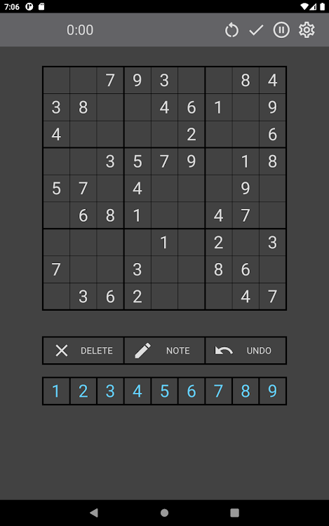 #9. Sudoku: Classic easy to absurd (Android) By: Some Apps