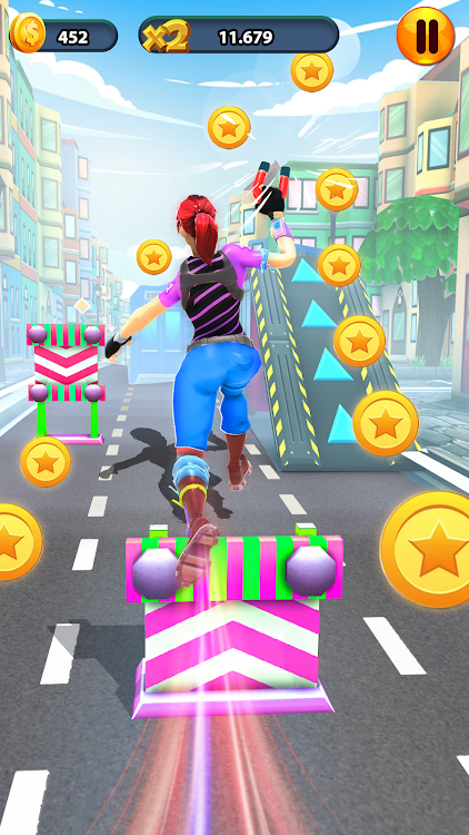 #2. Princess Runner: Subway Run 3D (Android) By: Meta Monster Action Game Town