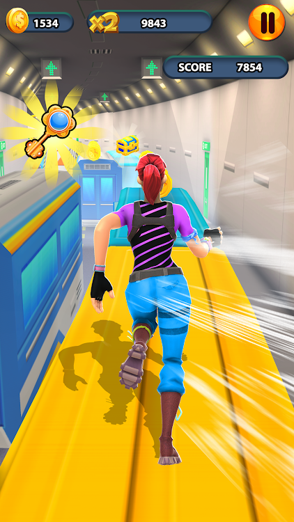 #4. Princess Runner: Subway Run 3D (Android) By: Meta Monster Action Game Town